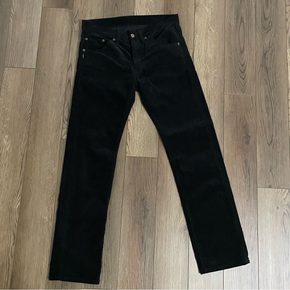 Tokyo Neighborhood Corduroy Narrow‎ Pants Black